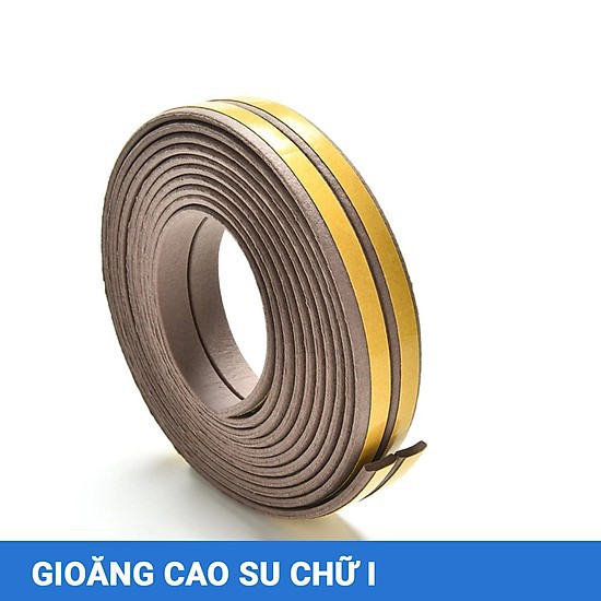 {🎁 Hàng tốt } Ron cửa cuộn 5 mét Gioăng cao su chữ I chống ồn, ngăn Bụi cửa Sổ (roncua.com.vn) 🎁