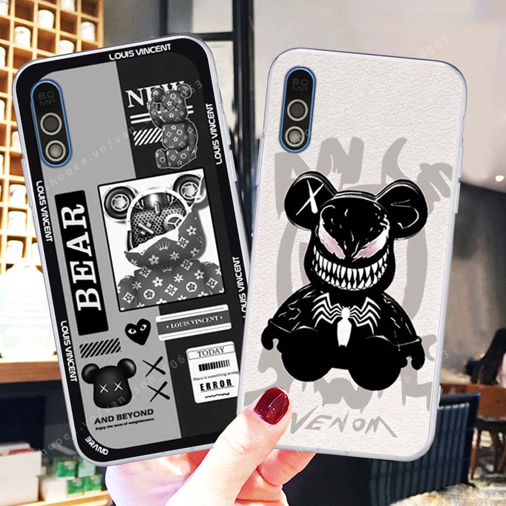 Ốp lưng Vsmart Bee / Bee 3 hình kaws, bear brick, venom thời trang siêu ngầu
