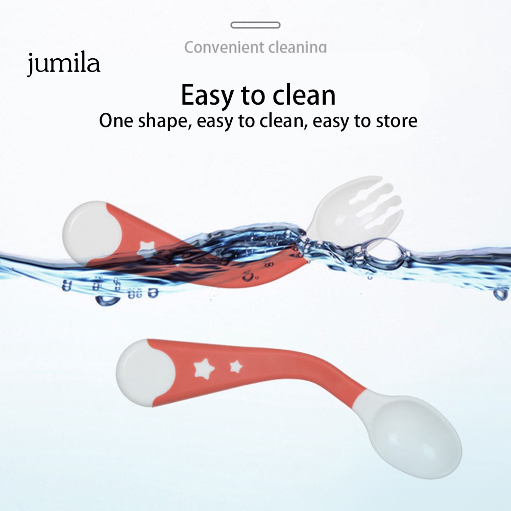 Set 2 Muỗng Nĩa Tập Ăn Cho Bé