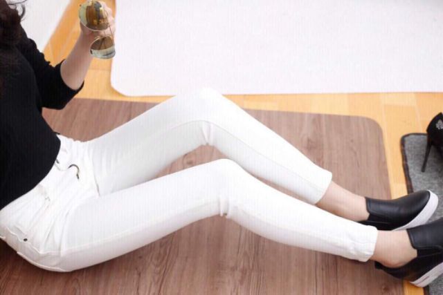 Quần jean skinny nữ đen trắng dáng ôm quần bò nữ co giãn | WebRaoVat - webraovat.net.vn