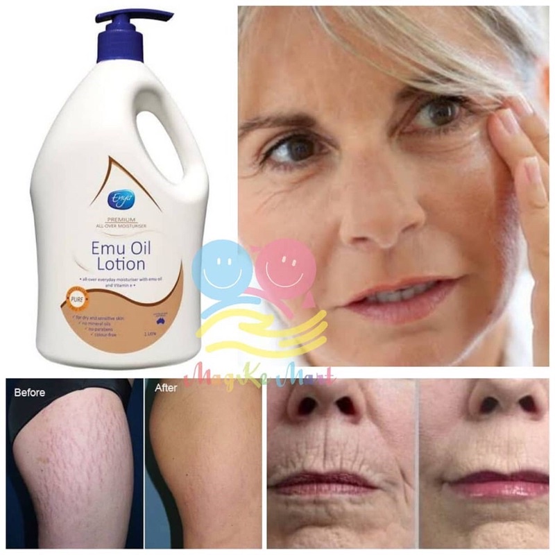 Sữa dưỡng ẩm Enya Emu Oil Lotion 1 Litre .Hàng Úc