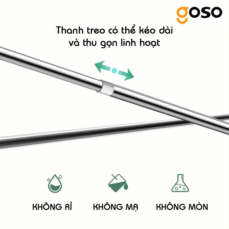 Thanh Treo Quần Áo Gắn Tường, Thanh Treo Rèm Đa Năng Thông Minh Không Cần Khoan Lỗ | BigBuy360 - bigbuy360.vn