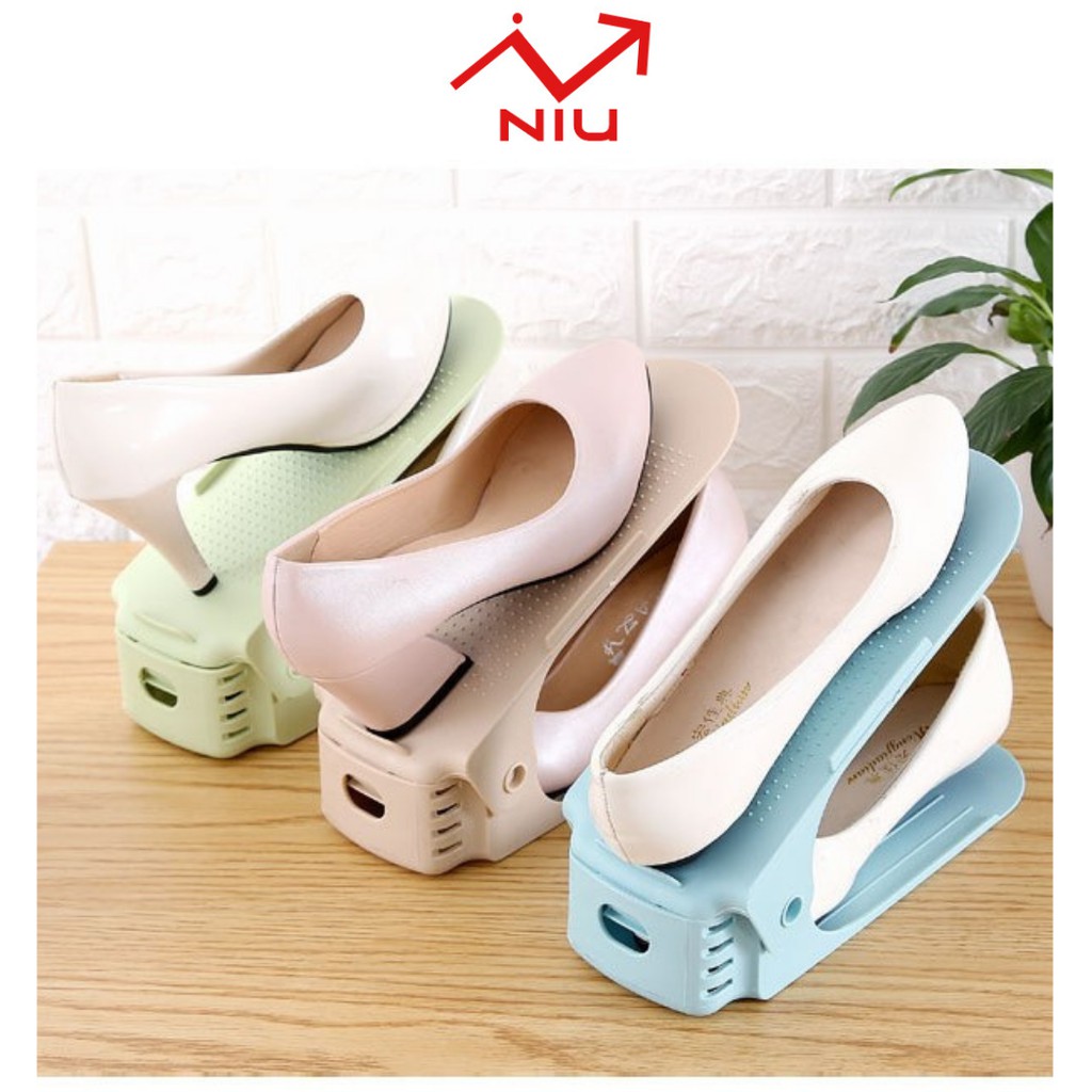Kẹp để giày dép đa năng tiện ích, kệ để giày dép nhỏ gọn tiết kiệm Niulife