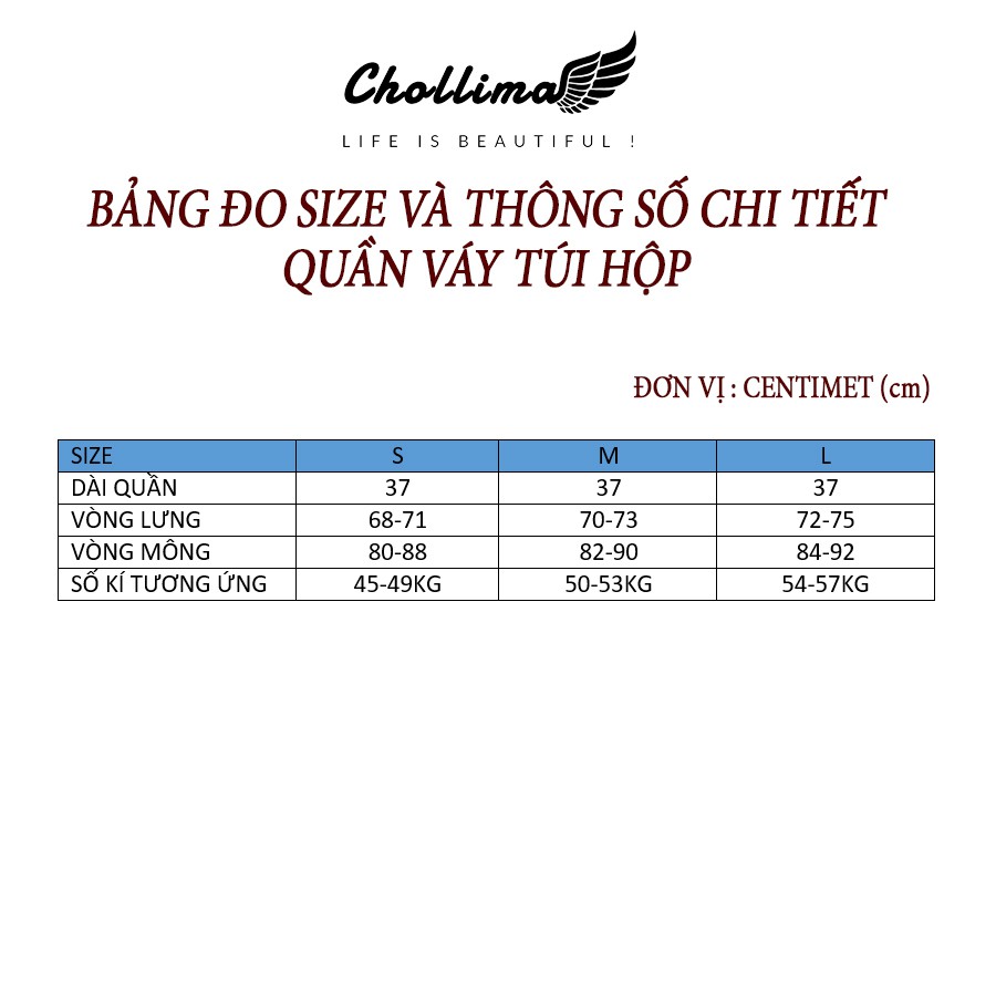 [Mã 153FASHIONSALE1 giảm 10K đơn 50K] Váy jean co giãn túi hộp Chollima có quần trong VJ07