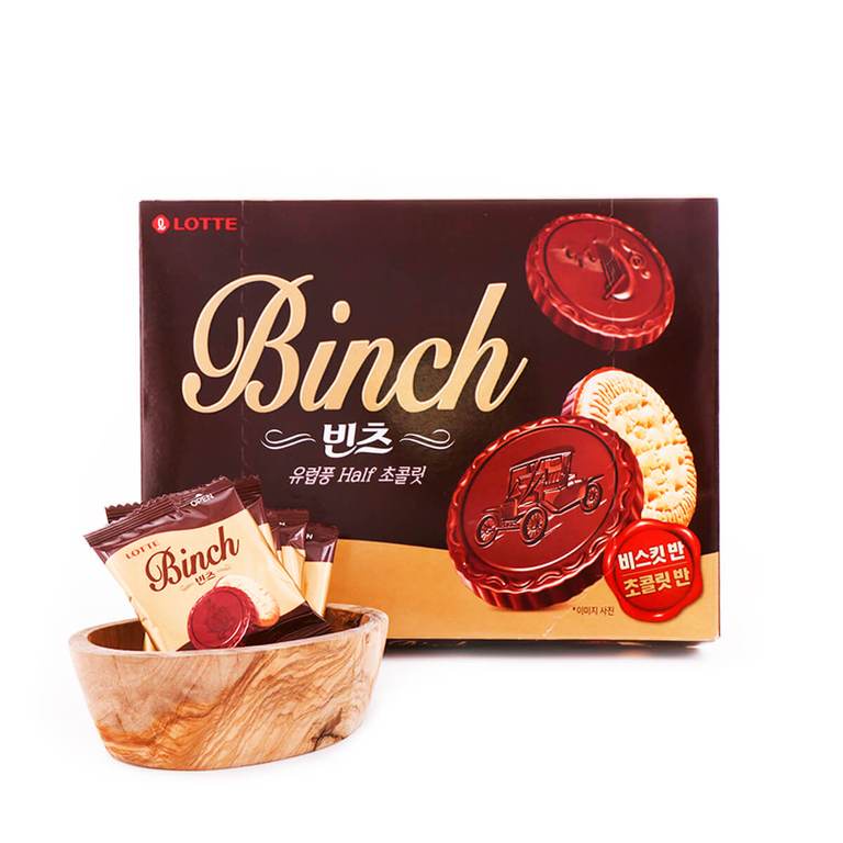 Bánh quy sô cô la Binch Hàn Quốc Lotte 204g