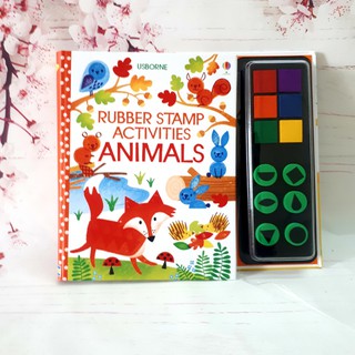 Đồ chơi vẽ vân tay Rubber stamp activities Animals