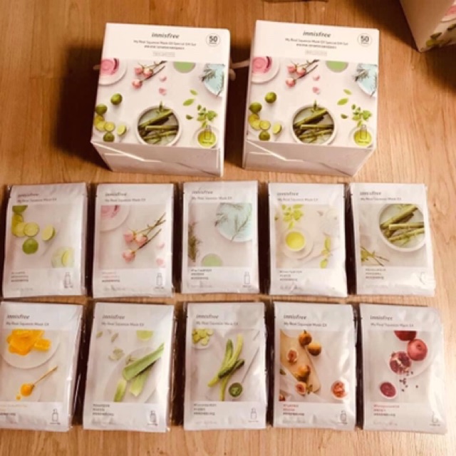 10 Mặt Nạ Giấy INNISFREE Hàn Quốc Chính Hãng