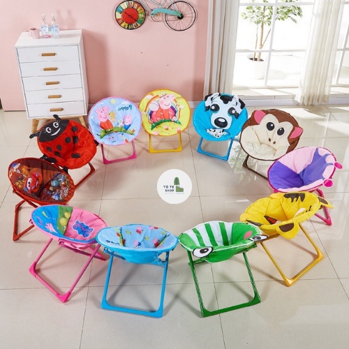 Ghế lười đa năng gấp gọn cho bé,ghế đọc sách trẻ em gấp gọn, chịu tải trọng 120kg, lớp vải mềm mại, chống thấm