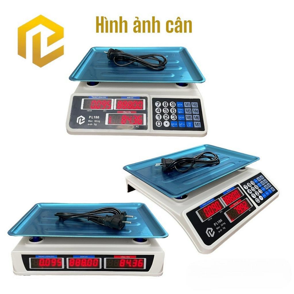 Cân điện tử tiếng Việt tính giá tiền 30kg PL186