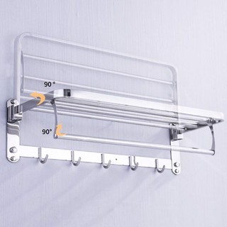 Giá treo khăn inox 304 cao cấp khoan tường