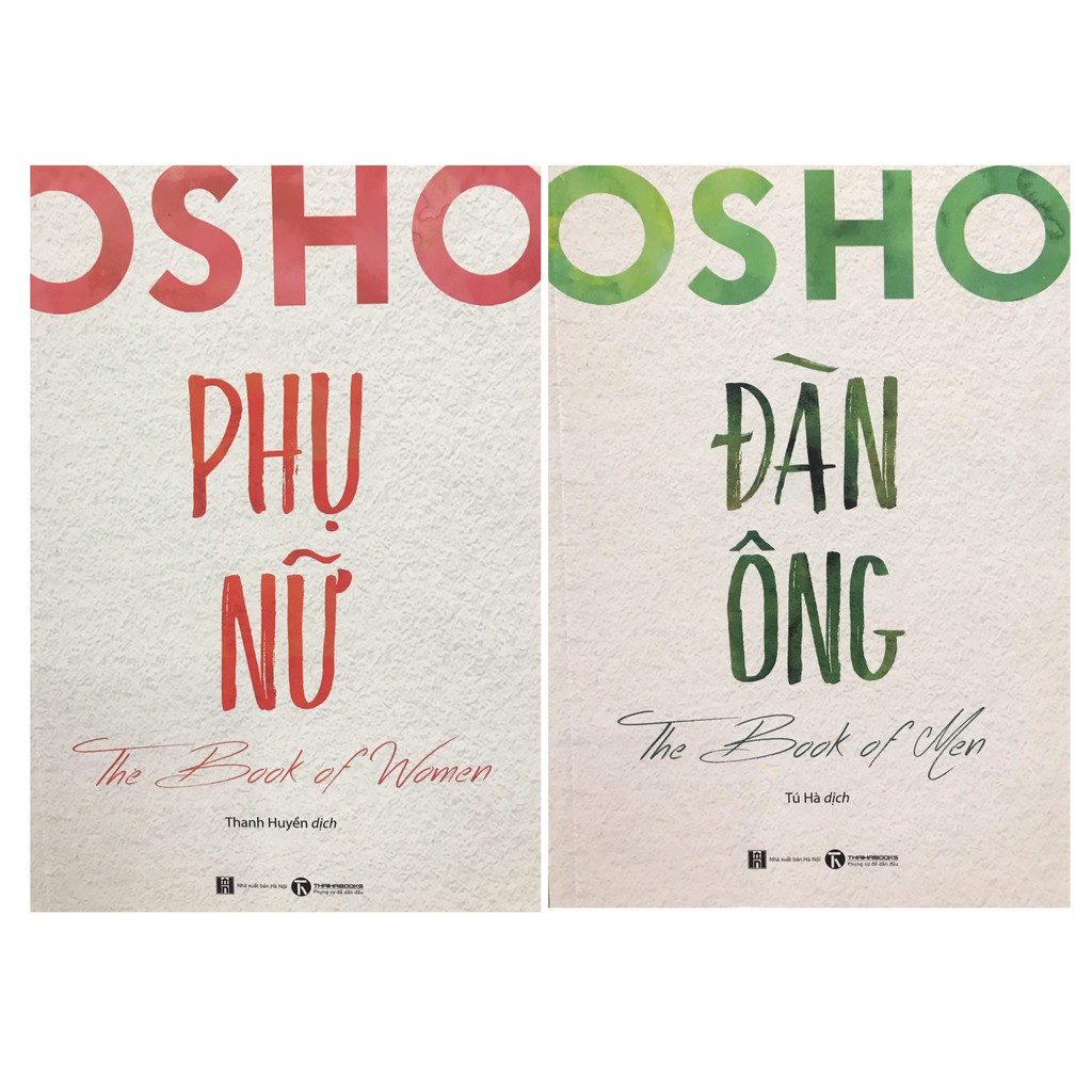Sách - Combo Osho Đàn ông + Osho Phụ Nữ