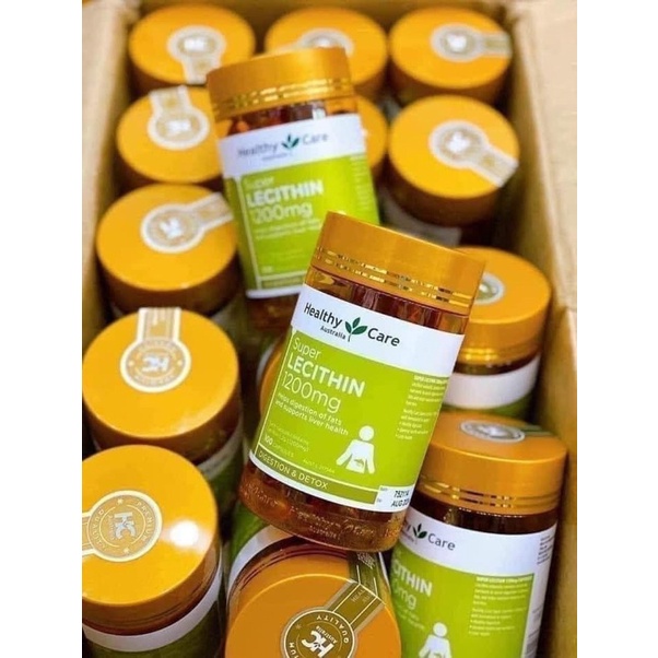 Mầm đậu nành Healthy Care Super Lecithin đẹp da, đào thải độc tố gan, cân bằng nội tiết tố