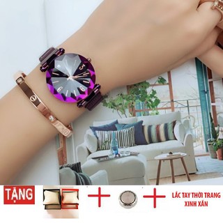 Đồng hồ nữ thời trang dimini dây khóa kim loại hàn quốc