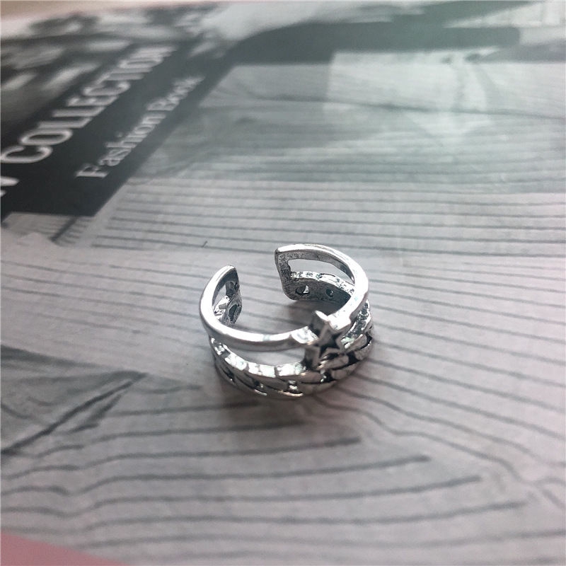 Nhẫn Hình Ngôi Sao Năm Cánh Phong Cách Hàn Quốc 22290