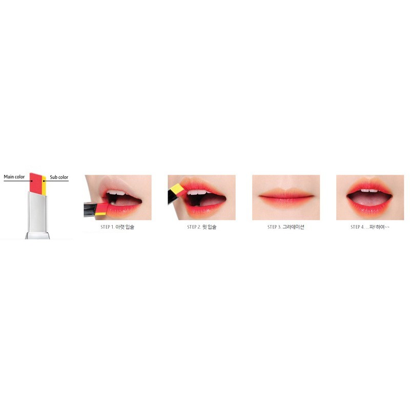 [MEOHEO] Son Two Tone Lip Bar No 2. Red Blossom, Laneige