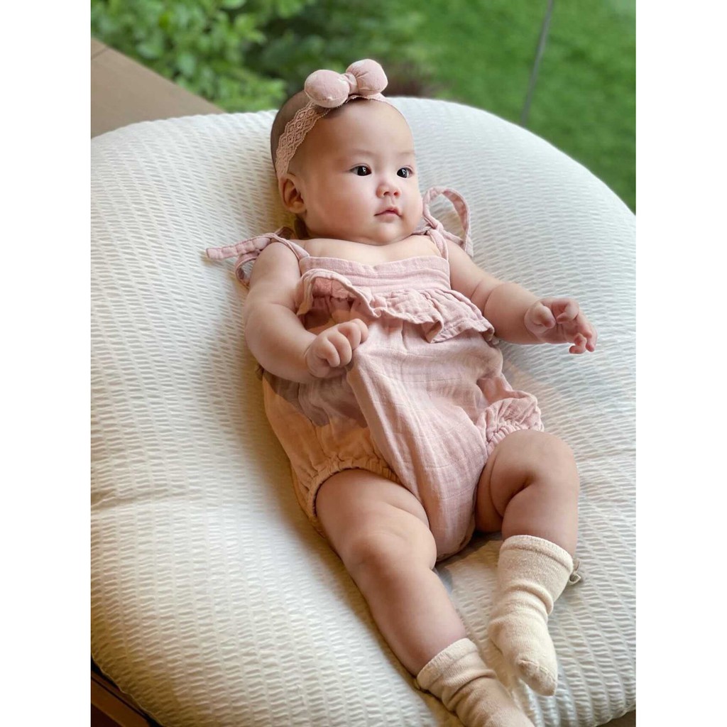 Muslin Lily Romper (Romper Bèo Vải Xô Organic Cotton)