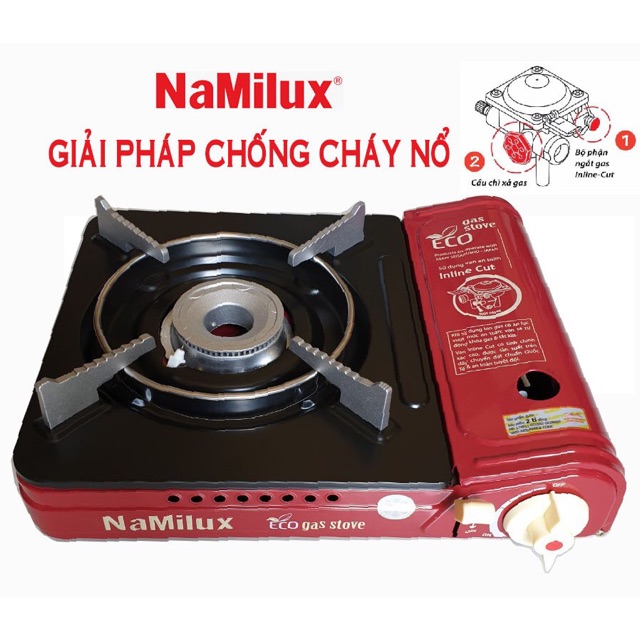 Bếp gas du lịch inox và sơn Na-1911AS -PF ( chống cháy nổ)