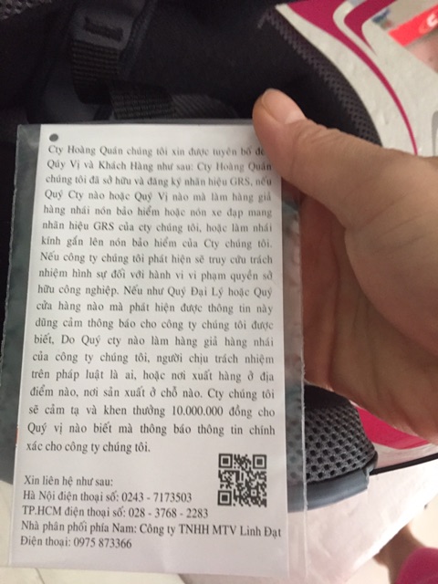 Mũ bảo hiểm 3/4 GRS-GA649k dành cho người có vòng  đầu lớn