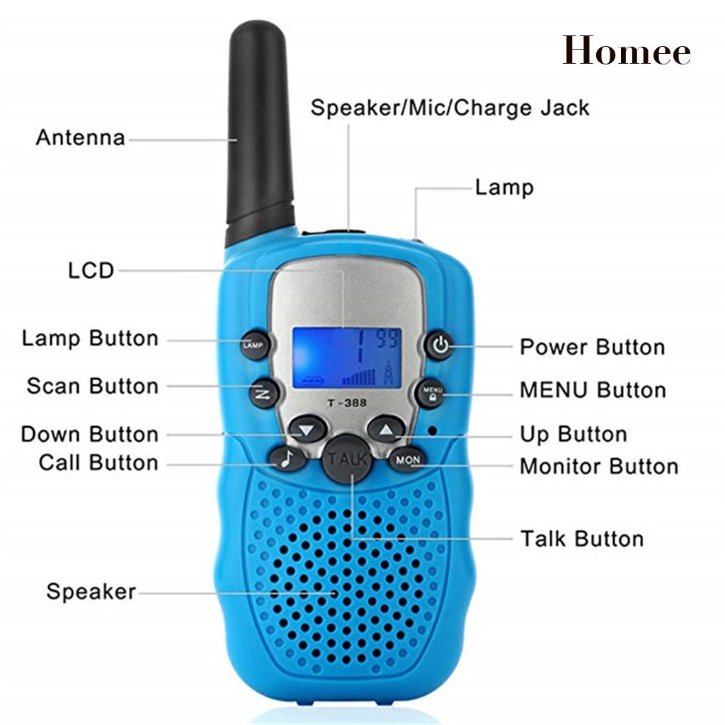 Bộ Đàm Walkie Talkies Cho Trẻ Em Và Người Lớn