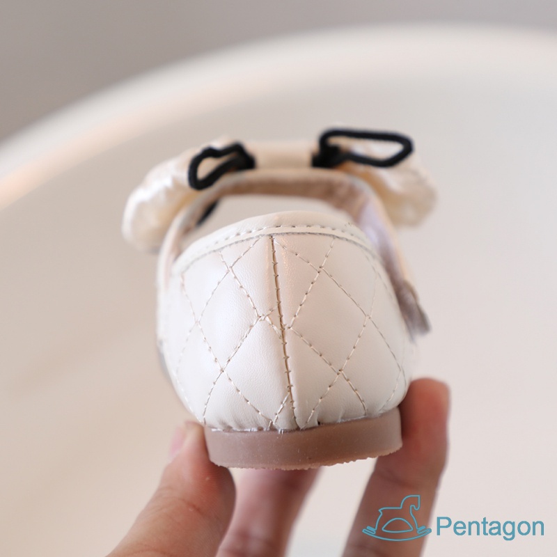 Xăng đan Quai Dán Đế Mềm Đính Nơ Phong Cách Hàn Quốc Cho Bé Gái