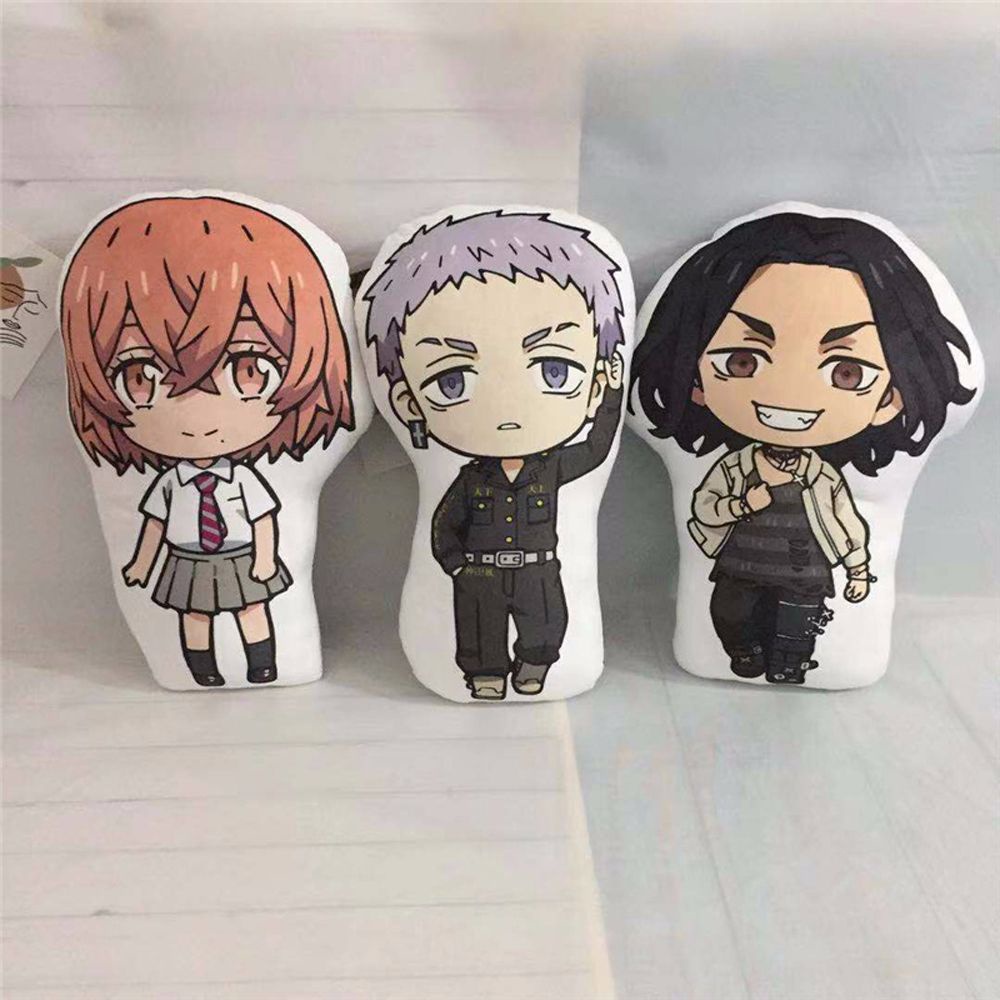 Thú Nhồi Bông Hoạ Tiết Nhân Vật Hoạt Hình Dễ Thương Độc Đáo 40cm / 10cm