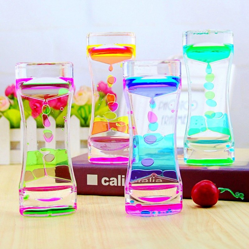 Đồng Hồ Cát Dạng Chất Lỏng Màu Sắc Bắt Mắt
