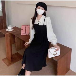Váy liền giả yếm xinh xắn