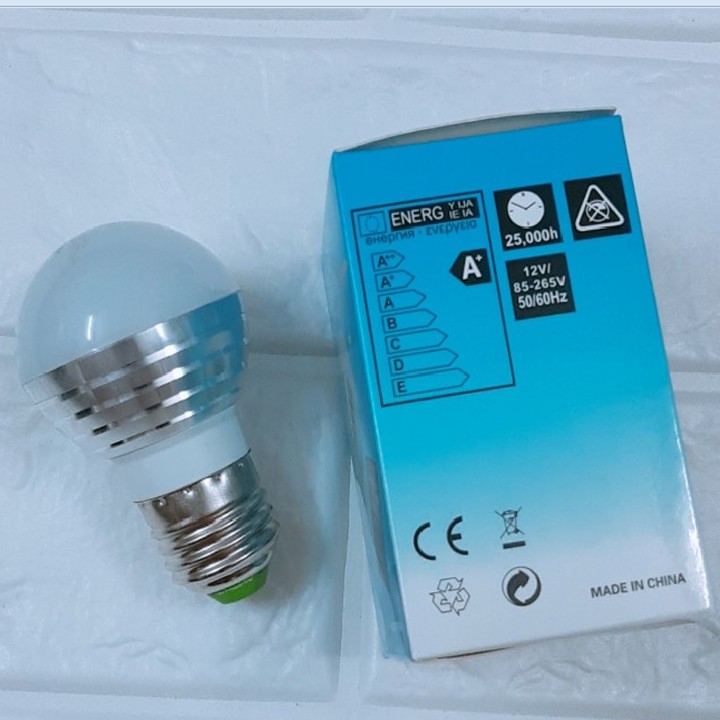 Bóng Đèn Tròn Led nhiều màu điều khiển từ xa nhiều chế độ CHOTO 0379