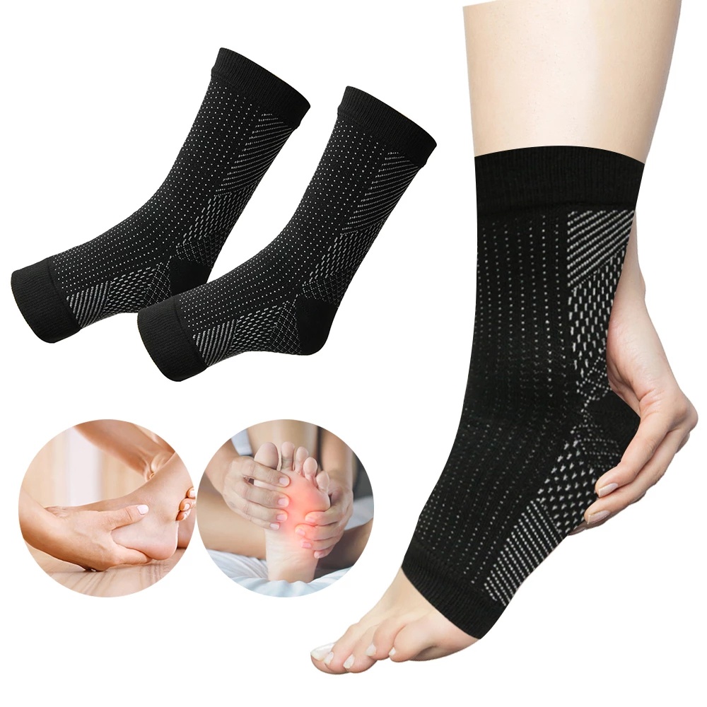 1 Đôi Vớ Thể Thao Đá Bóng / Bóng Đá Giảm Đau Tuần Hoàn Tuần Hoàn Tuần Hoàn Chân Unisex