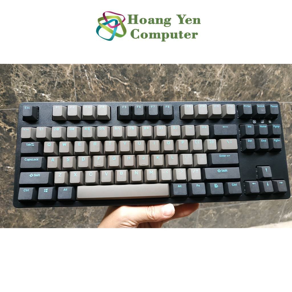 [2021] Bàn Phím Cơ E-Dra EK387 PRO Switch Gateron, Keycap PBT SKY DOLCH Siêu Bền, Không LED - BH 2 Năm Chính Hãng