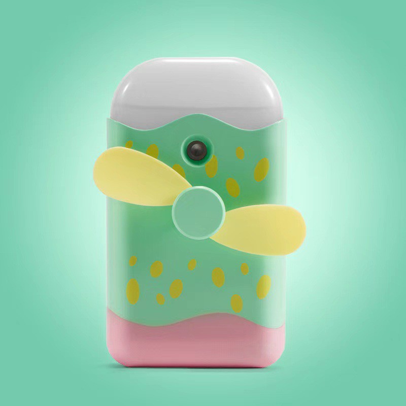 Quạt Mini Phun Sương Hình Cây Kem Cấp Ẩm Tự Động Cho Bạn Gái | BigBuy360 - bigbuy360.vn