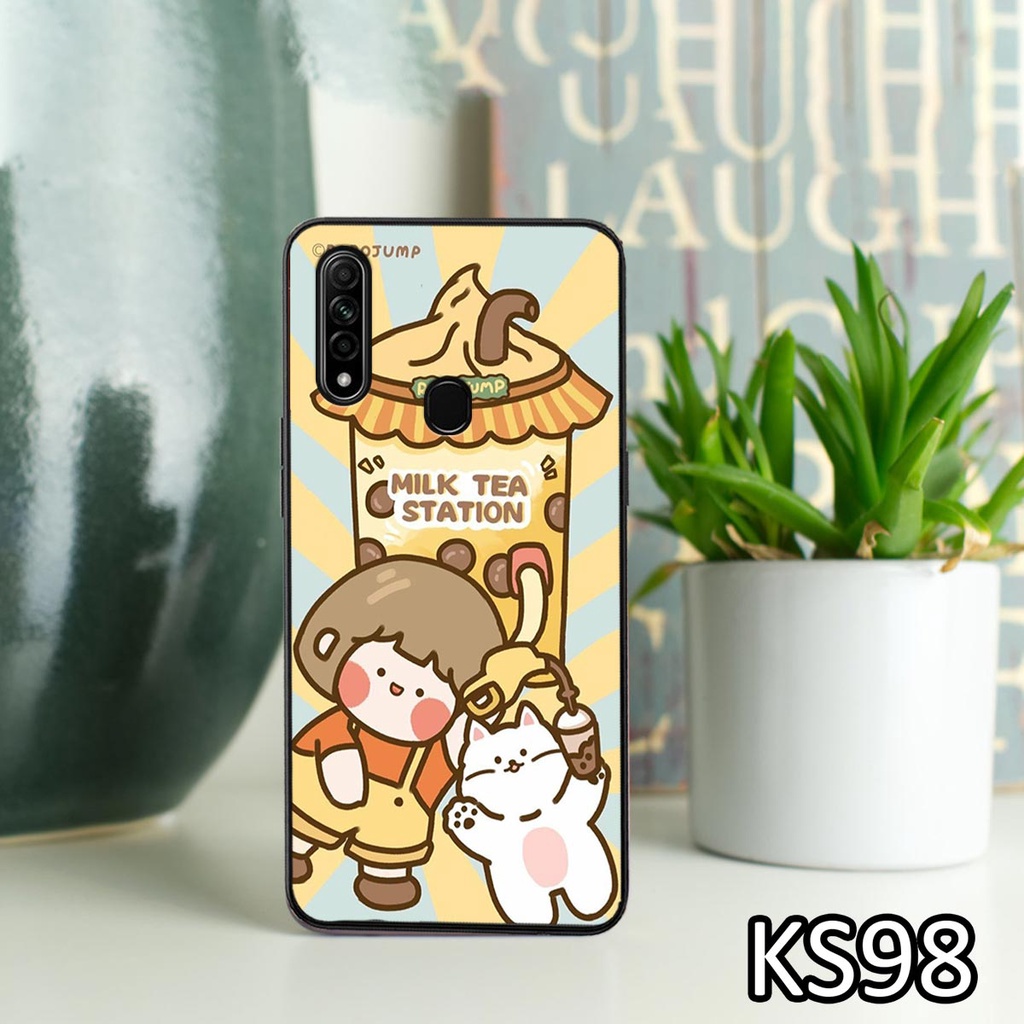 [SIÊU ƯU ĐÃI] Ốp lưng Oppo A8/A31/A91-2020 in hình bé trà sữa siêu đẹp, độc, lạ_KINGSTORE.HN_Ốp lưng điện thoại