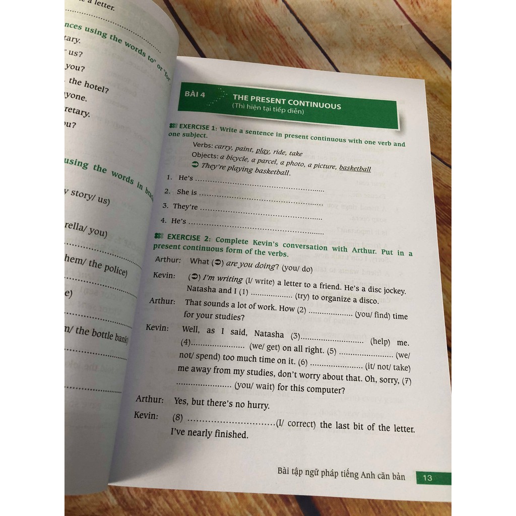 SÁCH - Bài Tập Ngữ Pháp Tiếng Anh Căn Bản