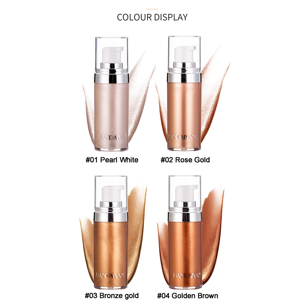 HANDAIYAN Body Luminizer Shimmer Body Liquid Highlighter Make Up Brighten Illuminator