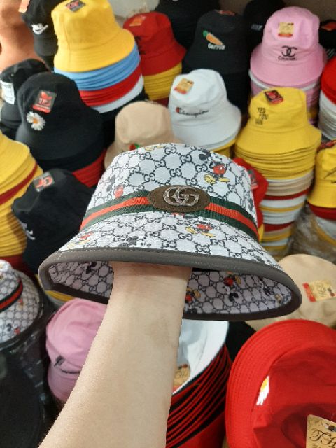 Mũ bucket mickey cao cấp - xưởng mũ tai bèo mickey giá rẻ