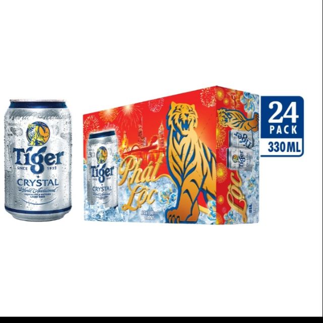 1lon Bia tiger bạc lon  date 16.7.2020