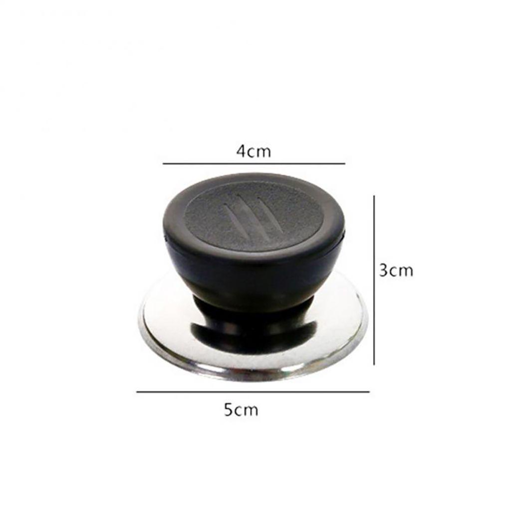 Set 4 Núm Vặn Thay Thế Bằng Thép Không Gỉ Thông Dụng Cho Nắp Nồi Thủy Tinh / Chảo