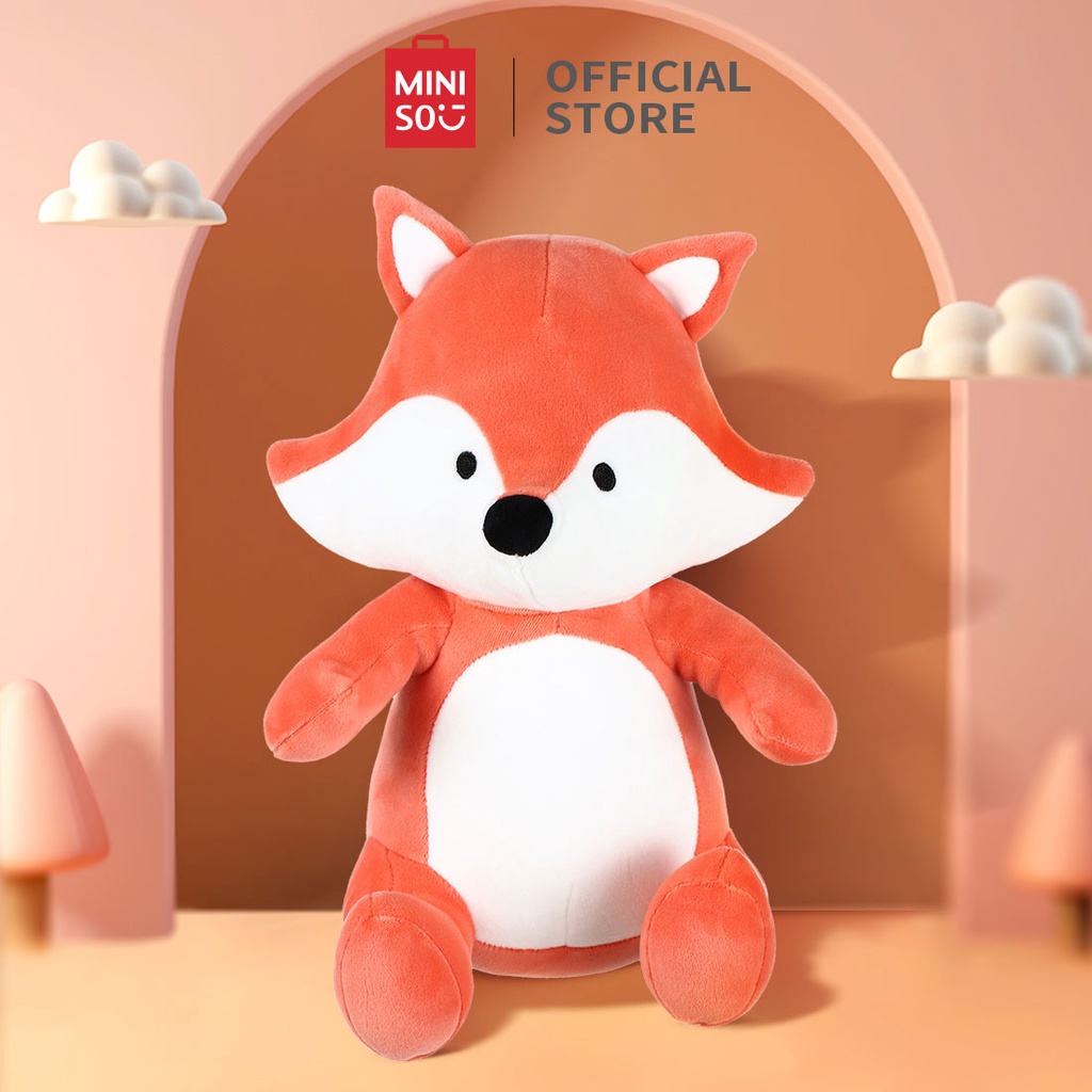 [Mã LIFEHL244 giảm 15% đơn 250K] Thú bông Miniso hình con cáo ngồi - Hàng chính hãng