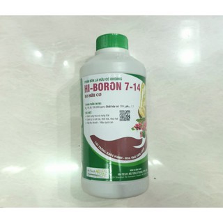 Phân bón lá hữu cơ cao cấp hi boron 7-14
