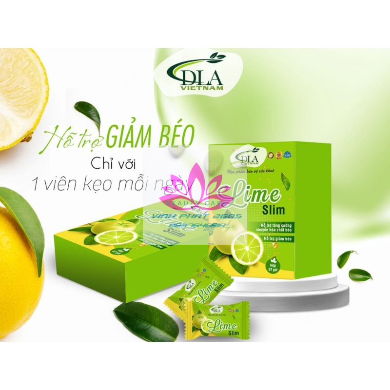 Kẹo Chanh Giảm Cân Chính Hãng hộp 7 viên