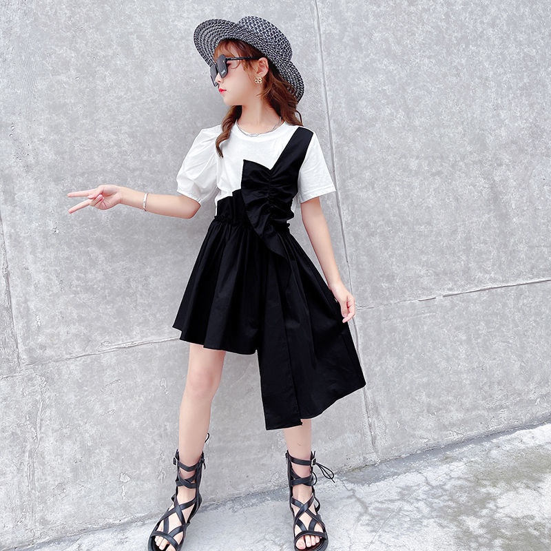 Đầm Giả Hai Mảnh Xếp Ly Phong Cách Hàn Quốc Thời Trang Mùa Hè Hàng Mới Dành Cho Bé Gái 2021 | BigBuy360 - bigbuy360.vn