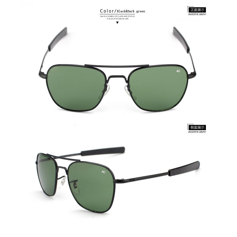 Kính mát phi công Samjune tròng không viền phong cách cổ điển cho nam