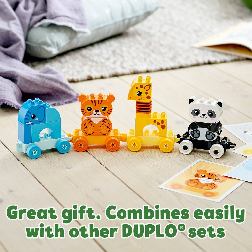 [Mã LIFELE12 giảm 100K đơn 799K] LEGO DUPLO 10955 Chuyến Tàu Động Vật Đáng Yêu ( 15 Chi tiết) Đồ chơi lắp ráp giáo dục