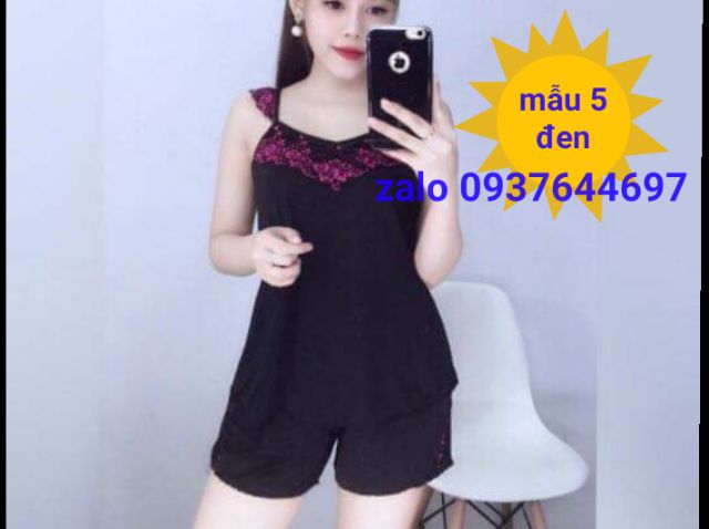 đồ bộ ngủ thun lạnh size 2 từ 47-52kg | BigBuy360 - bigbuy360.vn