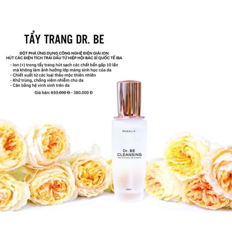 Tẩy trang Rosalia,Chiết Xuất Hoa Hồng