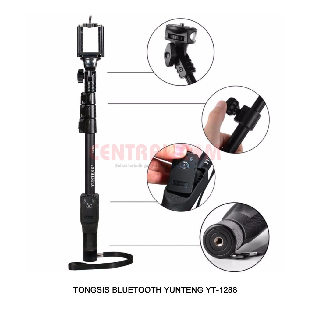 Yunteng Kẹp Gắp Bluetooth Yt-1288