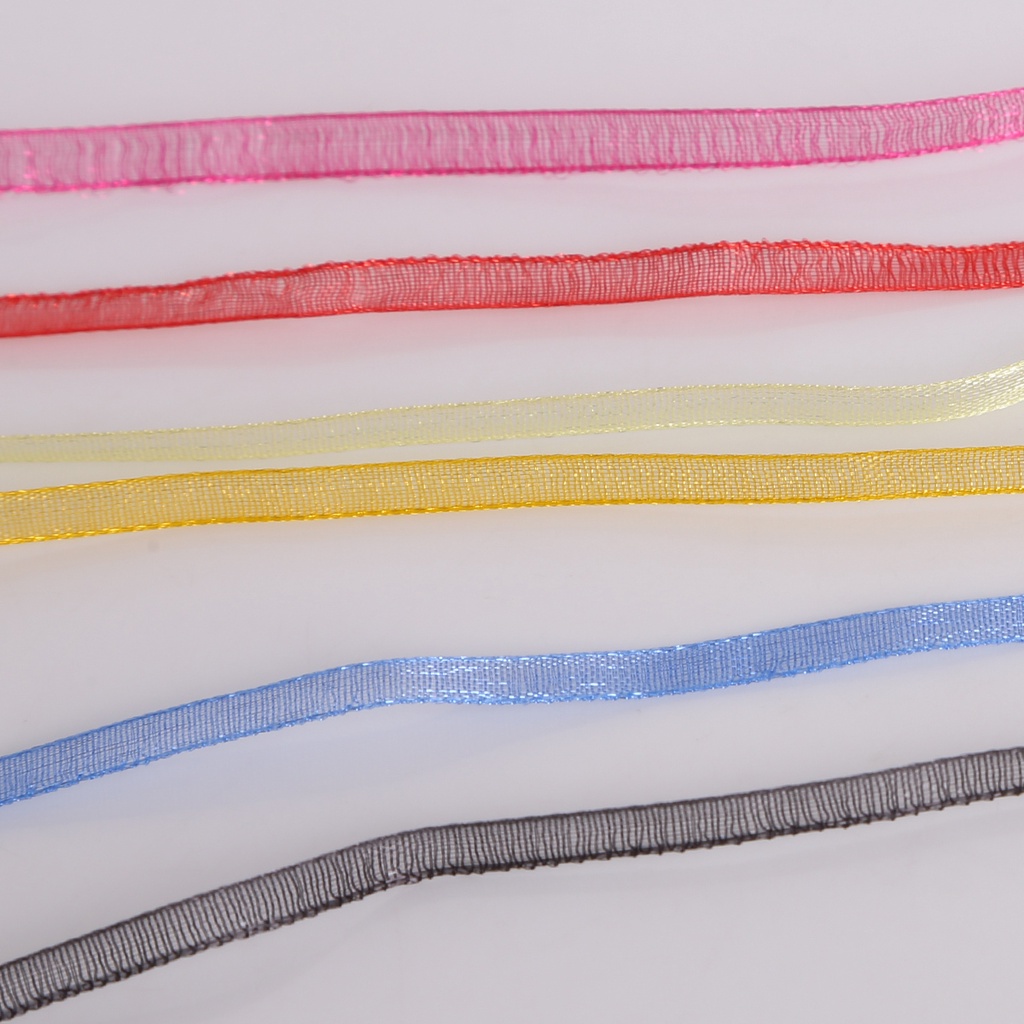 Cuộn dây ruy băng dài 20 yard rộng 3mm trang trí hộp quà cho tiệc cưới diy
