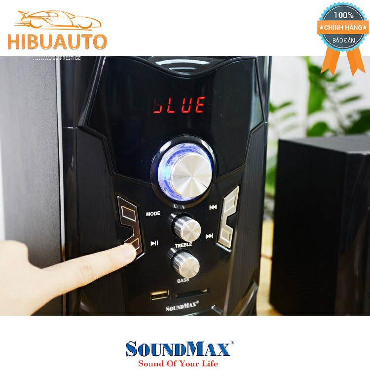 Loa Bluetooth Soundmax A970 2.1 40W RMS Màu Đen