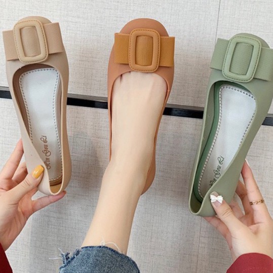 Giày Bệt Nơ Nhựa Chống Nước - B270