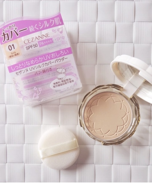 Phấn phủ chống nắng UV Silk Cover CEZANNE